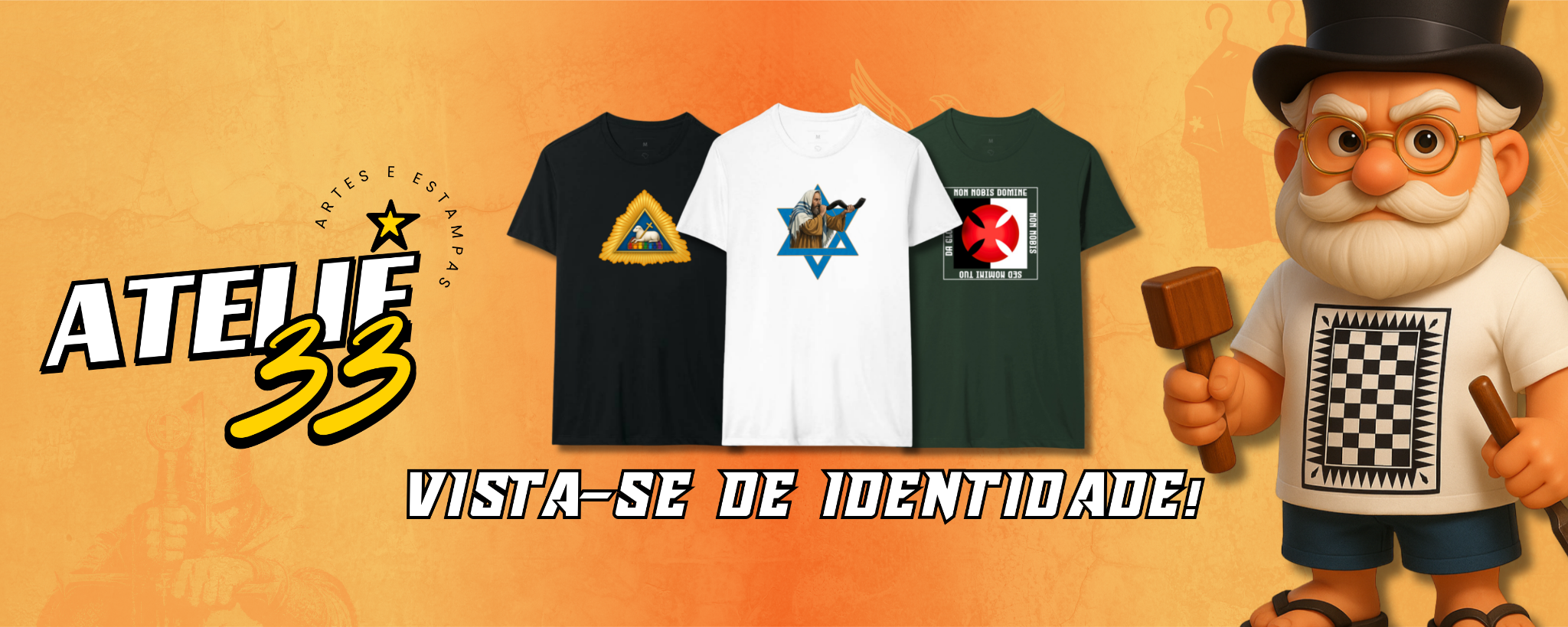 Ateliê 33 — Vista-se de identidade